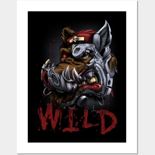 wild boar Posters and Art